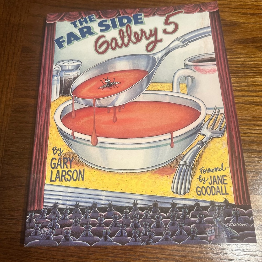 The Far Side Gallery 5 Gary Larson 1995 Softcover Cartoon Anthology Jane Goodall